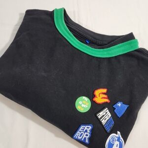 ADERERROR Black Patch T-shirt Size M